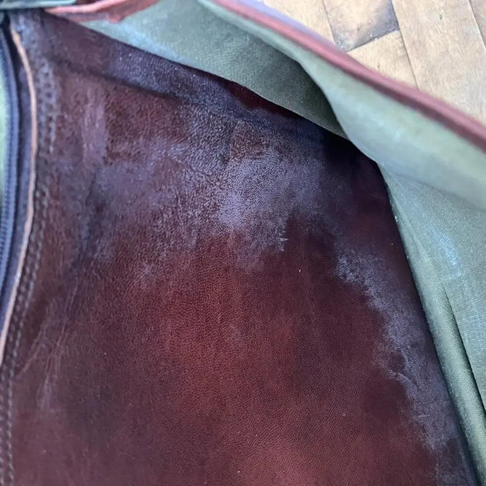Brown Leather Messenger Bag 18